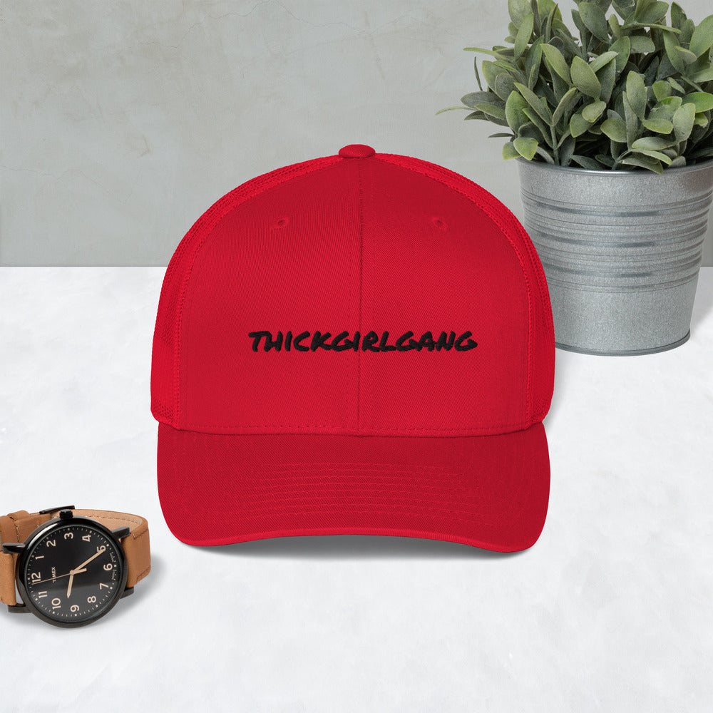 THICK Girl Gang Plain Trucker Cap - The Thick Girl Gang