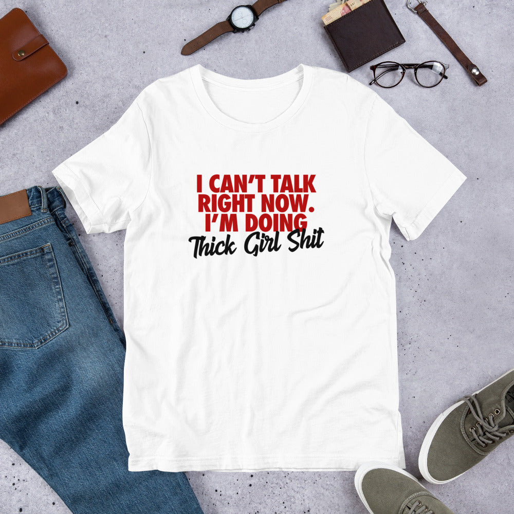 The THICK Girl Ish White Tee - The Thick Girl Gang