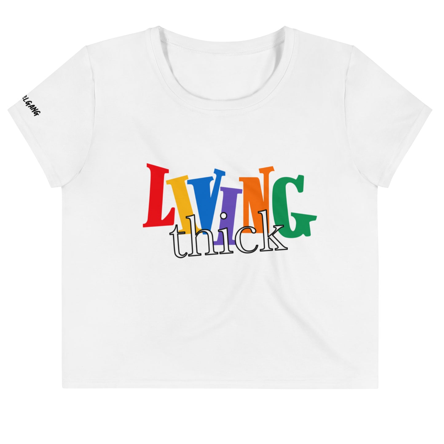 The Living THICK Crop Tee