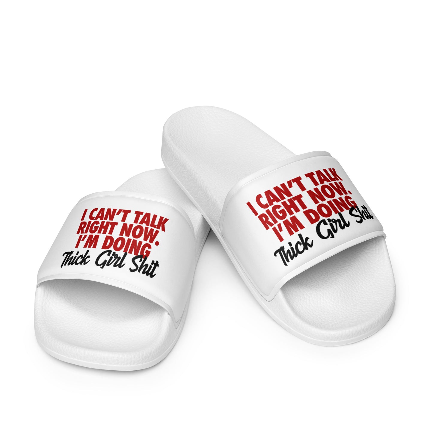 The THICK Girl Gang Ish Women's Slides